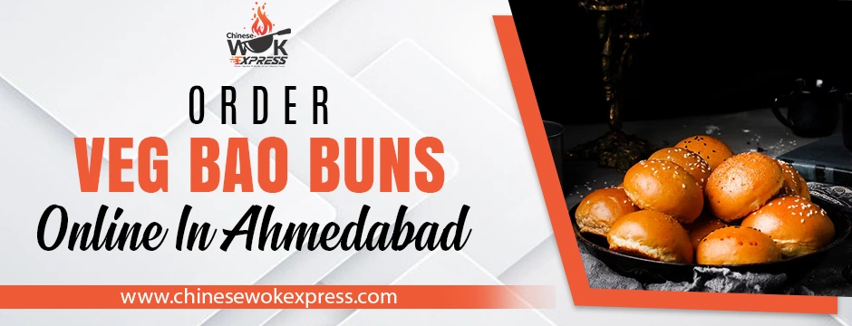 Order veg bao buns online in Ahmedabad