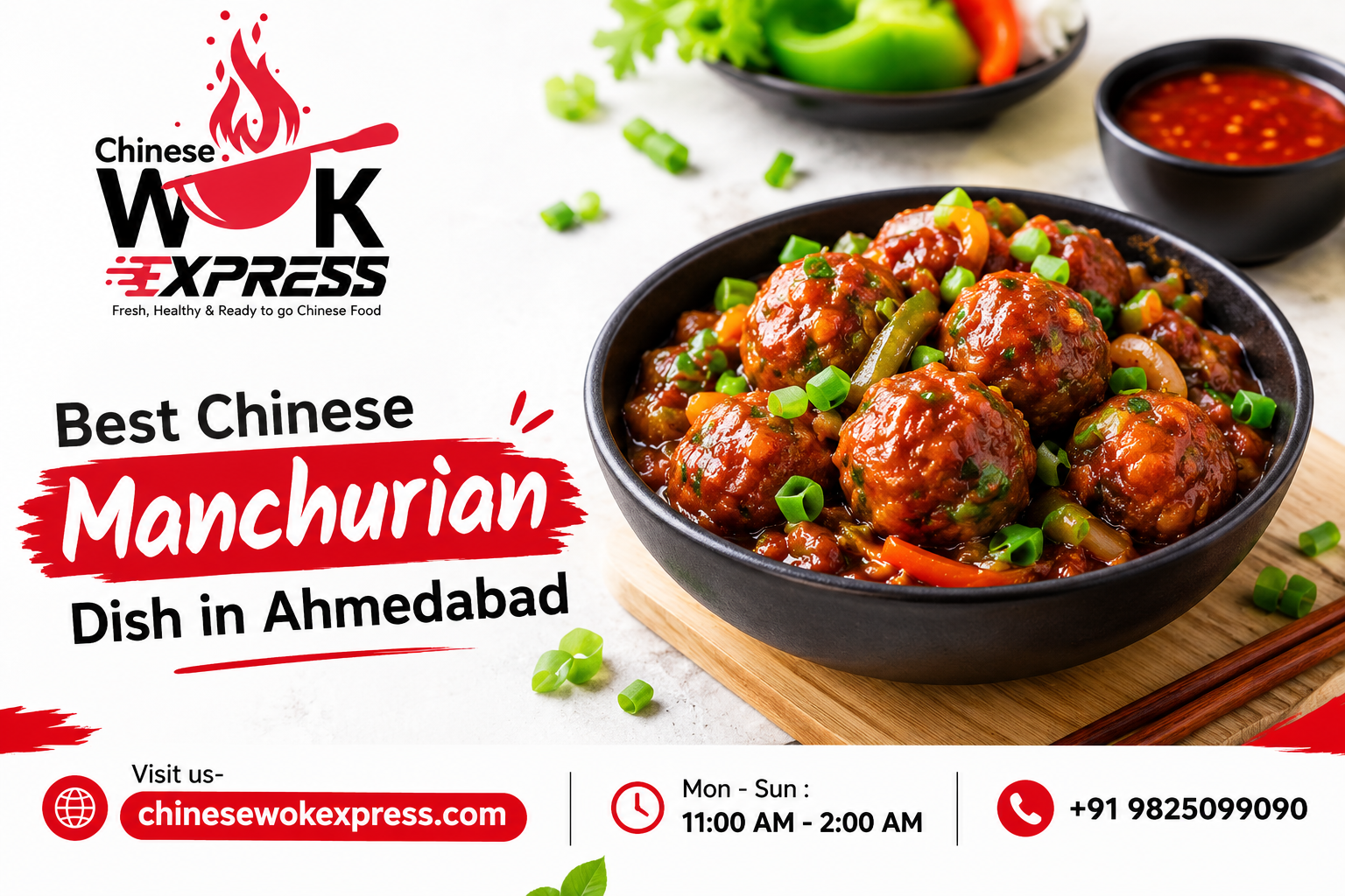 Best Chinese Manchurian dish in Ahmedabad